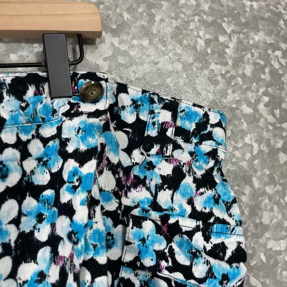 Future Collective Women's Plus Size Blue & Black Cargo Wrap Mini Skirt - Size 22 - Picture 2 of 8